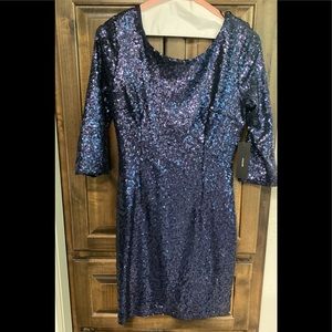 NWT- Lulus sequined dress- Size M